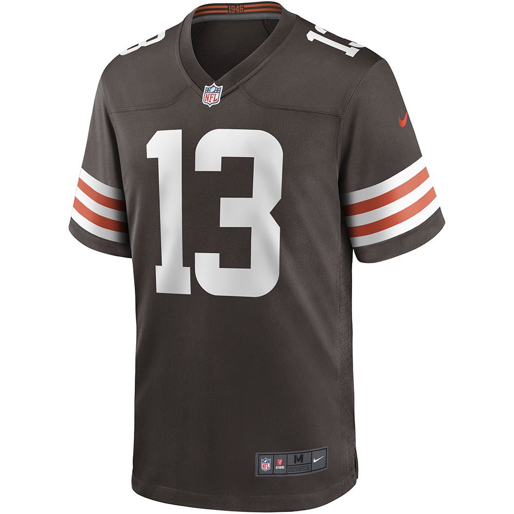 Nike T-shirt à Manches Courtes Nfl Cleveland Browns S Seal Brown