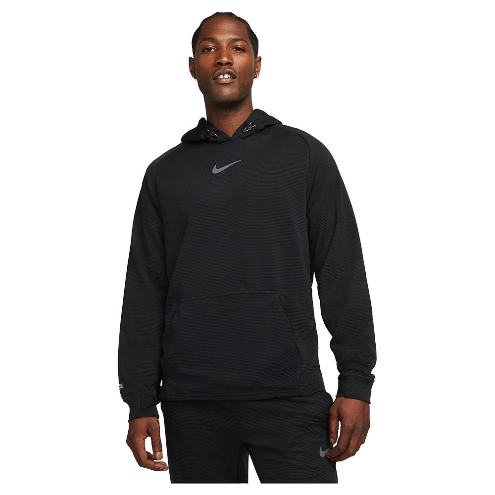 Nike Sweat à Capuche Pro Fleece L Black / Black / Iron Grey
