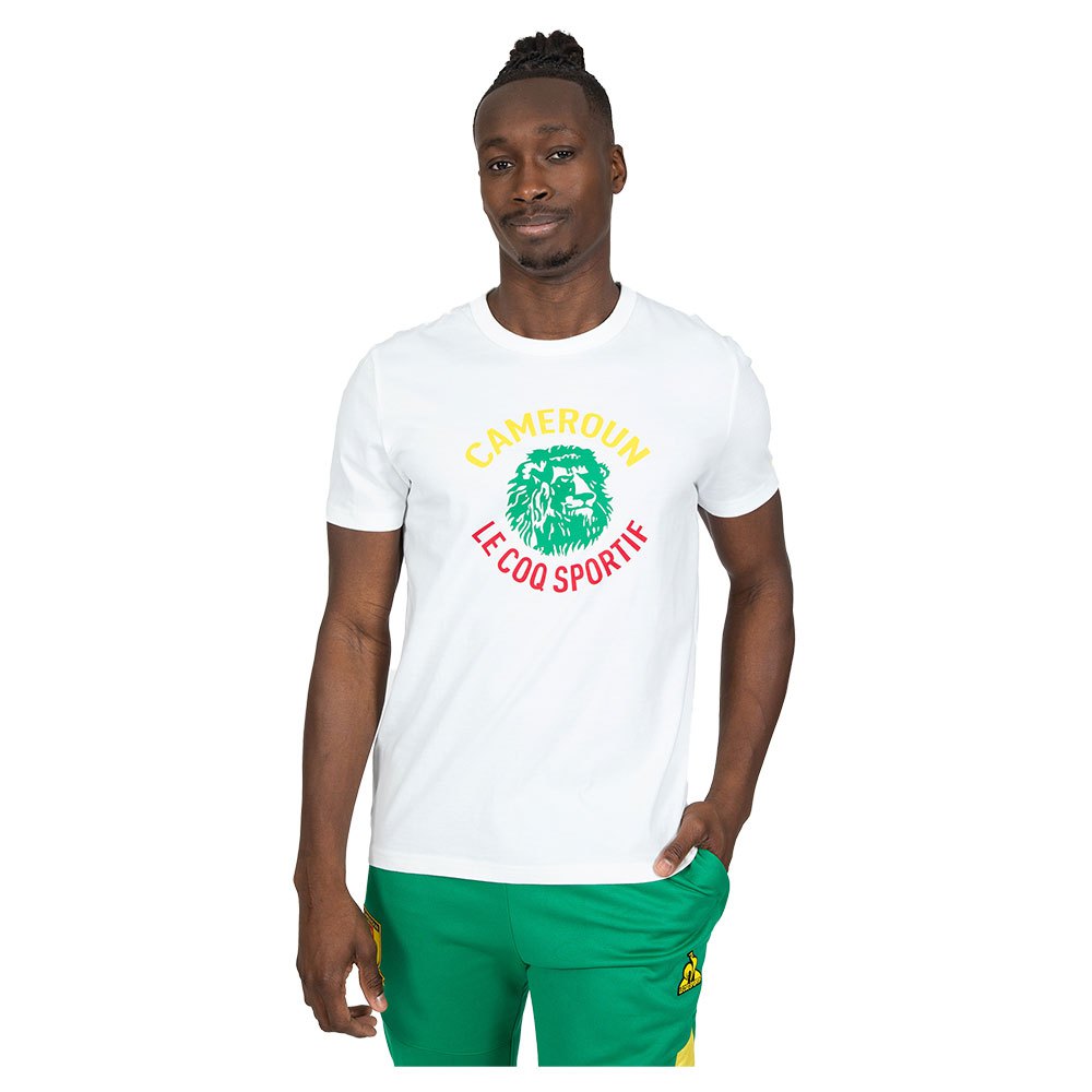 Le Coq Sportif T-shirt à Manches Courtes Cameroun 2XL New Optical White