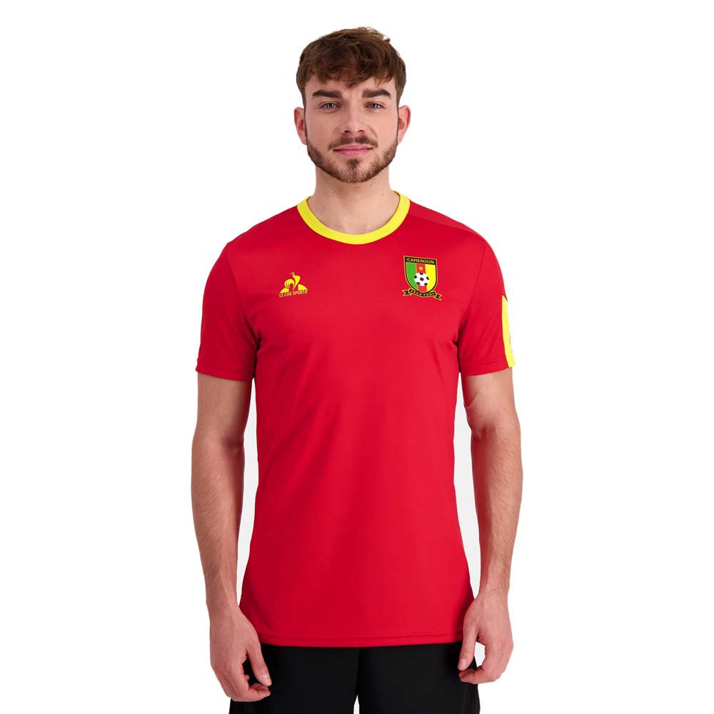 Le Coq Sportif Cameroun Training Short Sleeve T-shirt Rouge XL