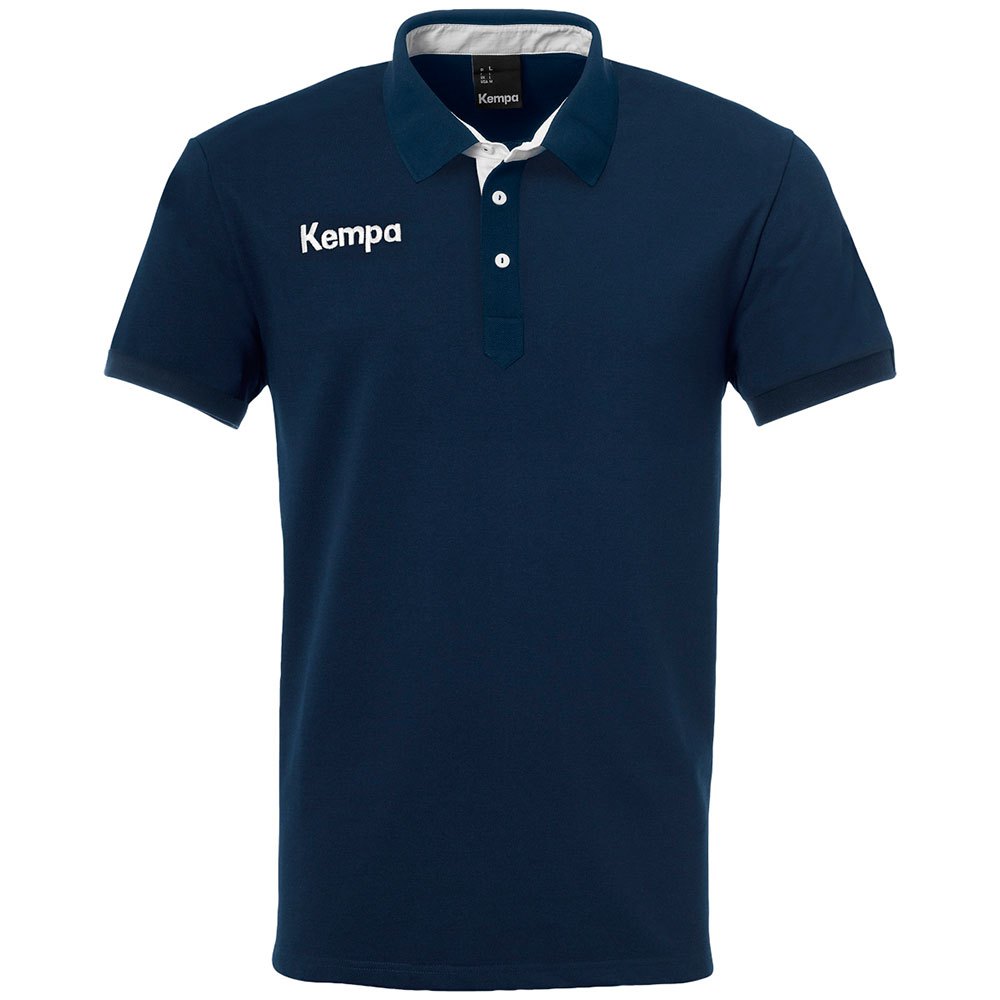 Kempa Prime Short Sleeve Polo Bleu 2XL