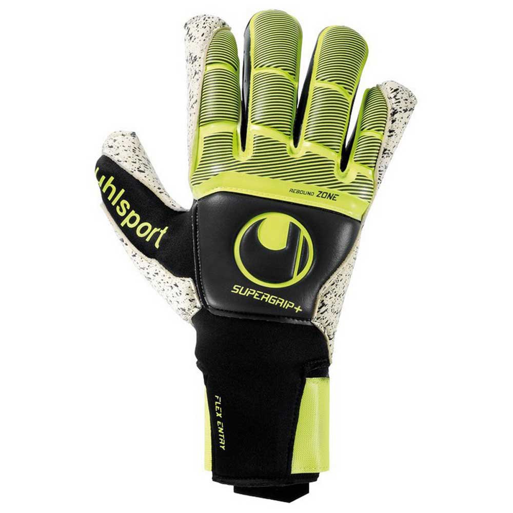 Uhlsport Supergrip+ Flex Frame Carbon Goalkeeper Gloves Jaune 9