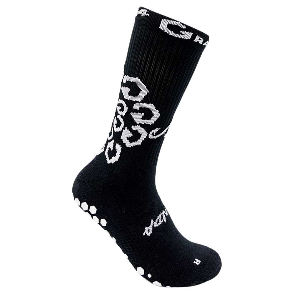 Senda Gravity Performance Grip Socks - Crew Length Long Socks Noir M