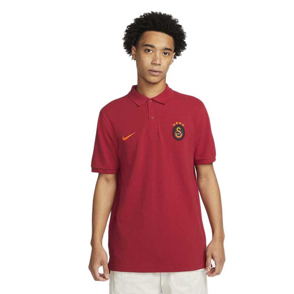 Nike Galatasaray Nsw 22/23 Short Sleeve Polo Rouge XL