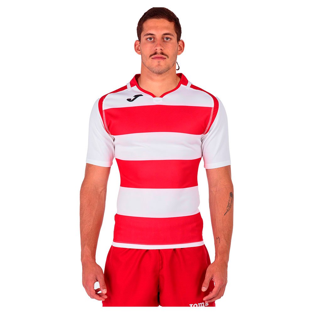 Joma Prorugby Ii Short Sleeve T-shirt Rouge XL Homme