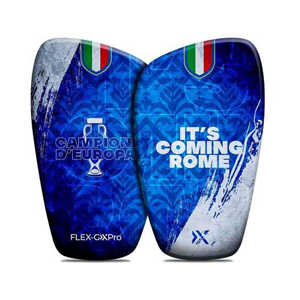 Gearxpro It´s Coming Rome Shin Guards Bleu 17x10 cm