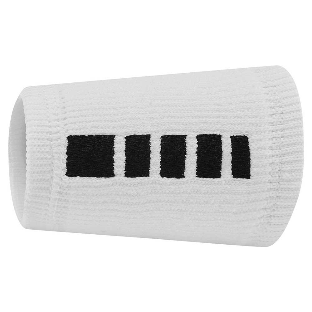 Nike Accessories Elite Doublewide Wristband 2 Units Blanc Homme