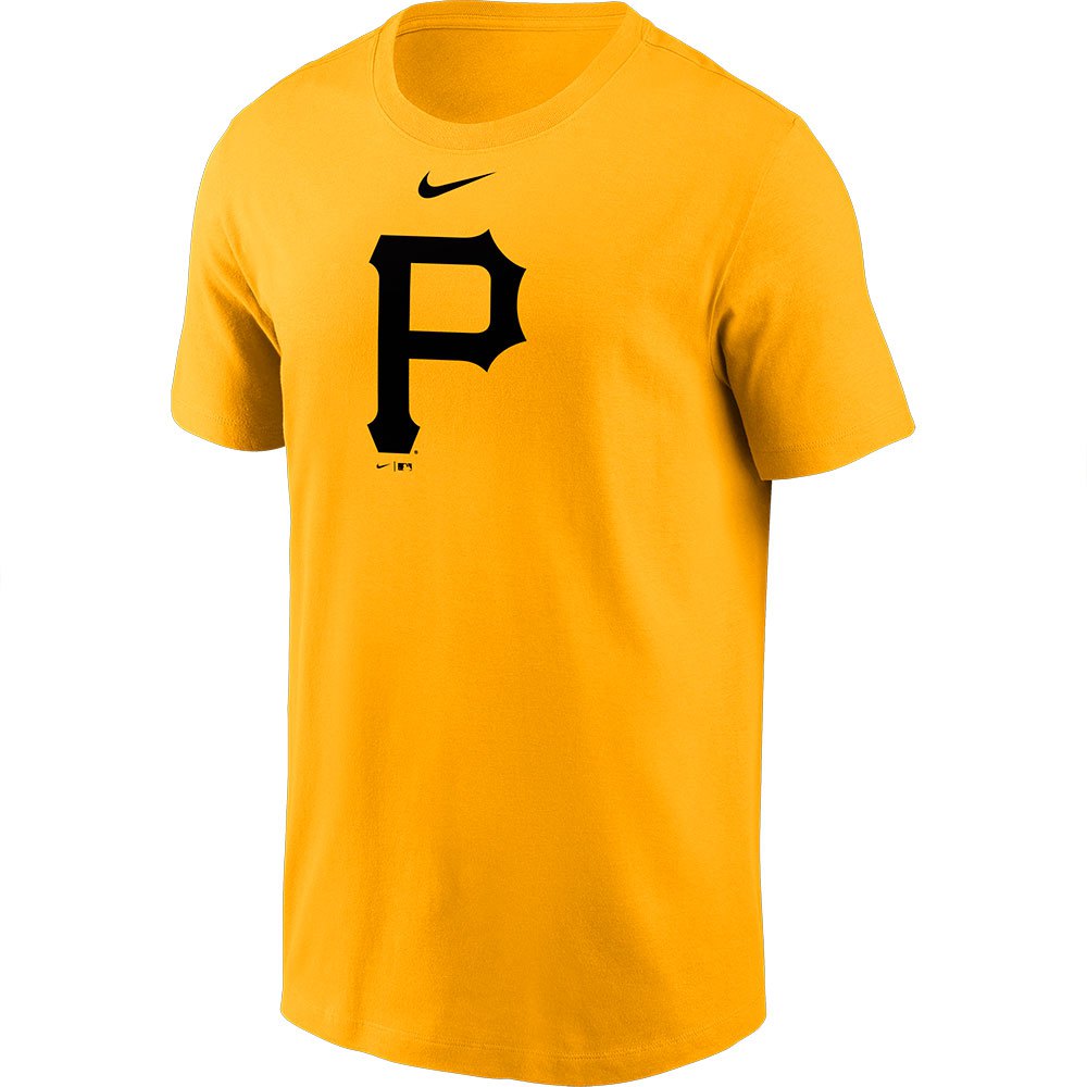 Nike Mlb Pittsburgh Pirates Large Logo Short Sleeve T-shirt Orange L