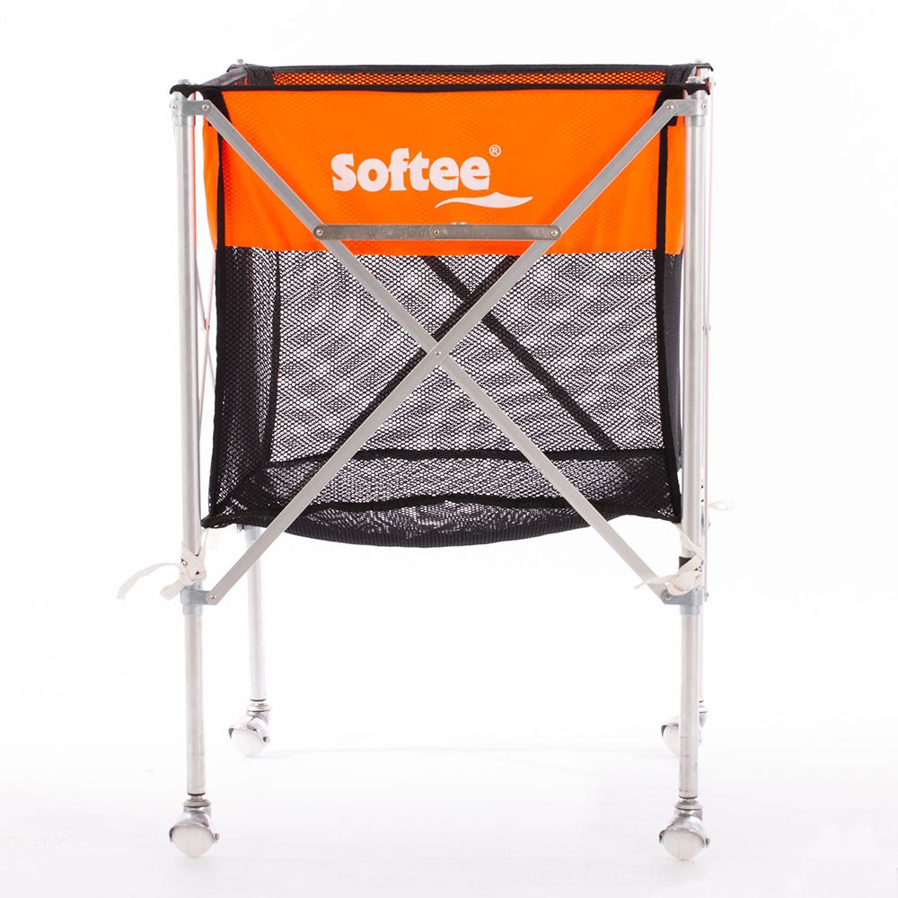 Softee Aluminium + Net Folding Ball Cart Orange 89x58.5x58.5 cm