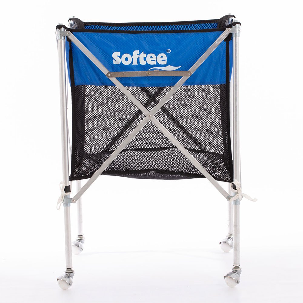 Softee Aluminium + Net Folding Ball Cart Bleu 89x58.5x58.5 cm