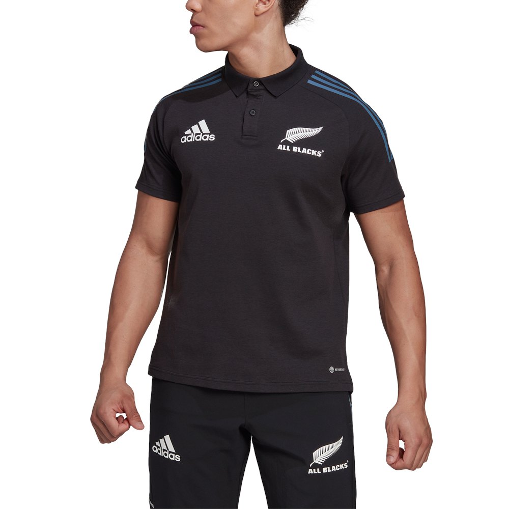 Adidas All Blacks 22/23 Short Sleeve Polo Noir M