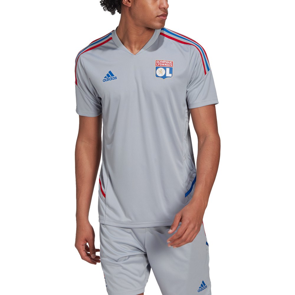 Adidas Olympique Lyon Training 22/23 Short Sleeve T-shirt Training Gris XL