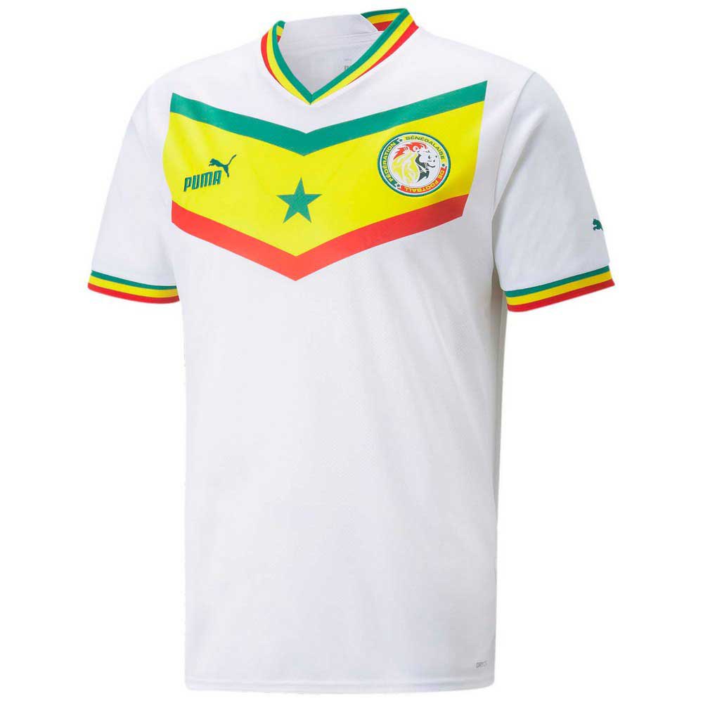 Puma Senegal 22/23 Short Sleeve T-shirt Home Blanc XL