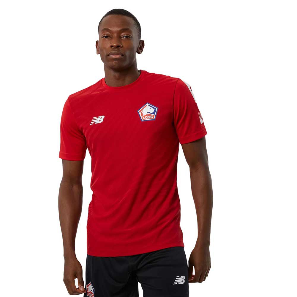 New Balance Lille Osc Pre-game 22/23 Short Sleeve T-shirt Home Rouge 2XL