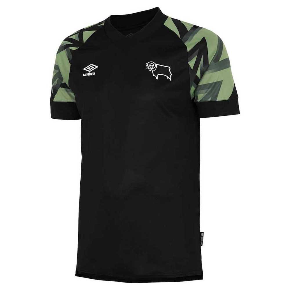 Umbro Derby County Fc Replica Short Sleeve T-shirt Away 22/23 Noir M