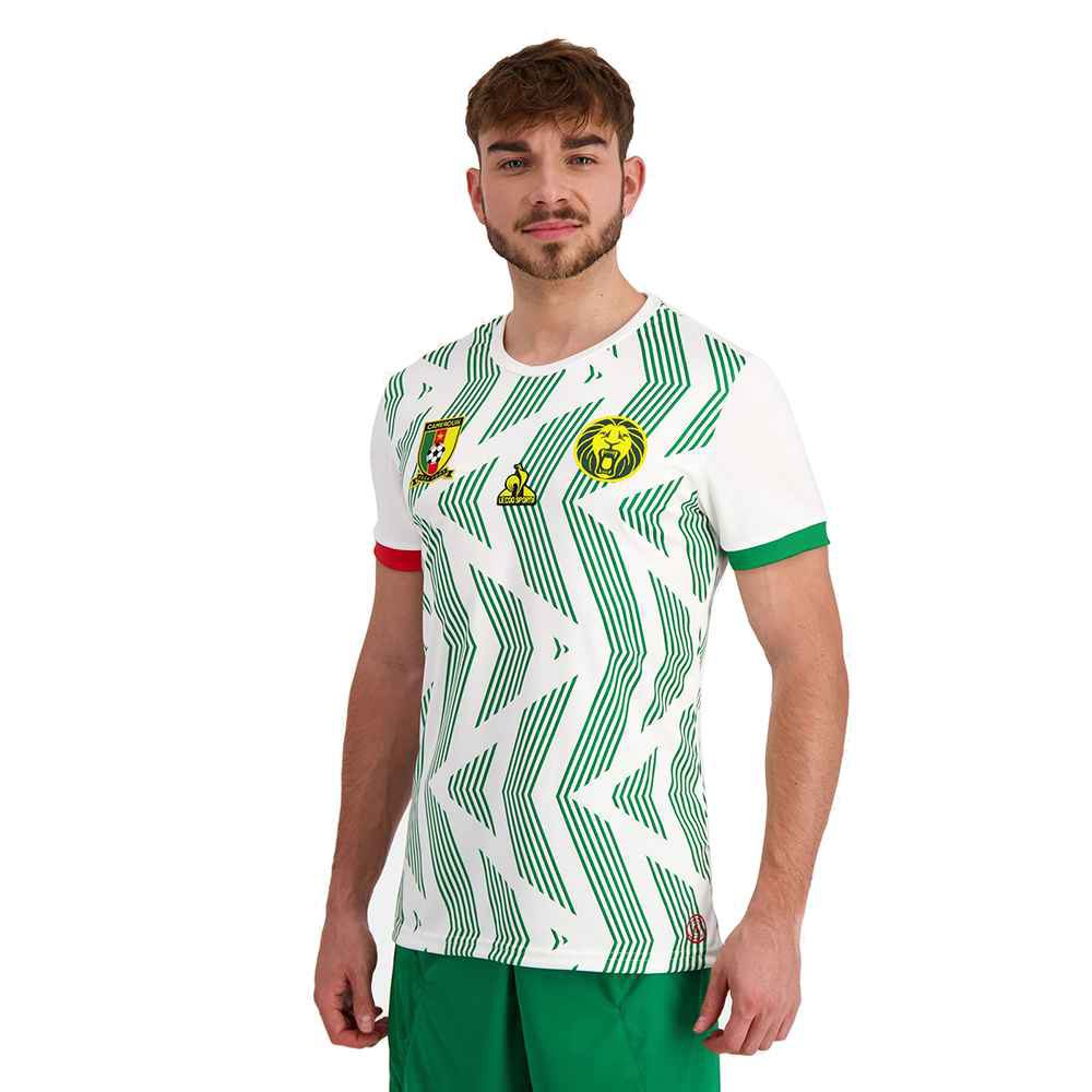 Le Coq Sportif Cameroun Pre Match Short Sleeve T-shirt Vert 2XL