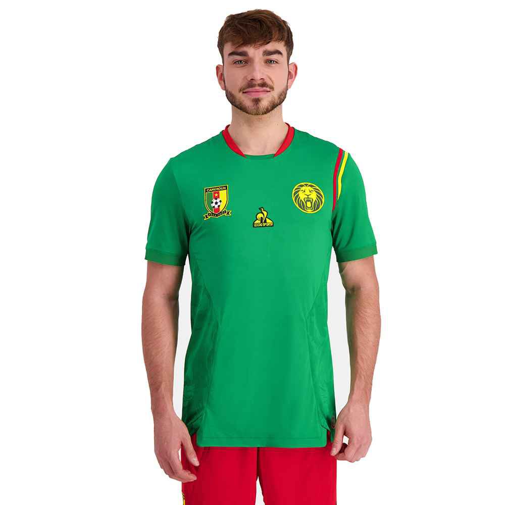 Le Coq Sportif Cameroun Pro Short Sleeve T-shirt Vert L