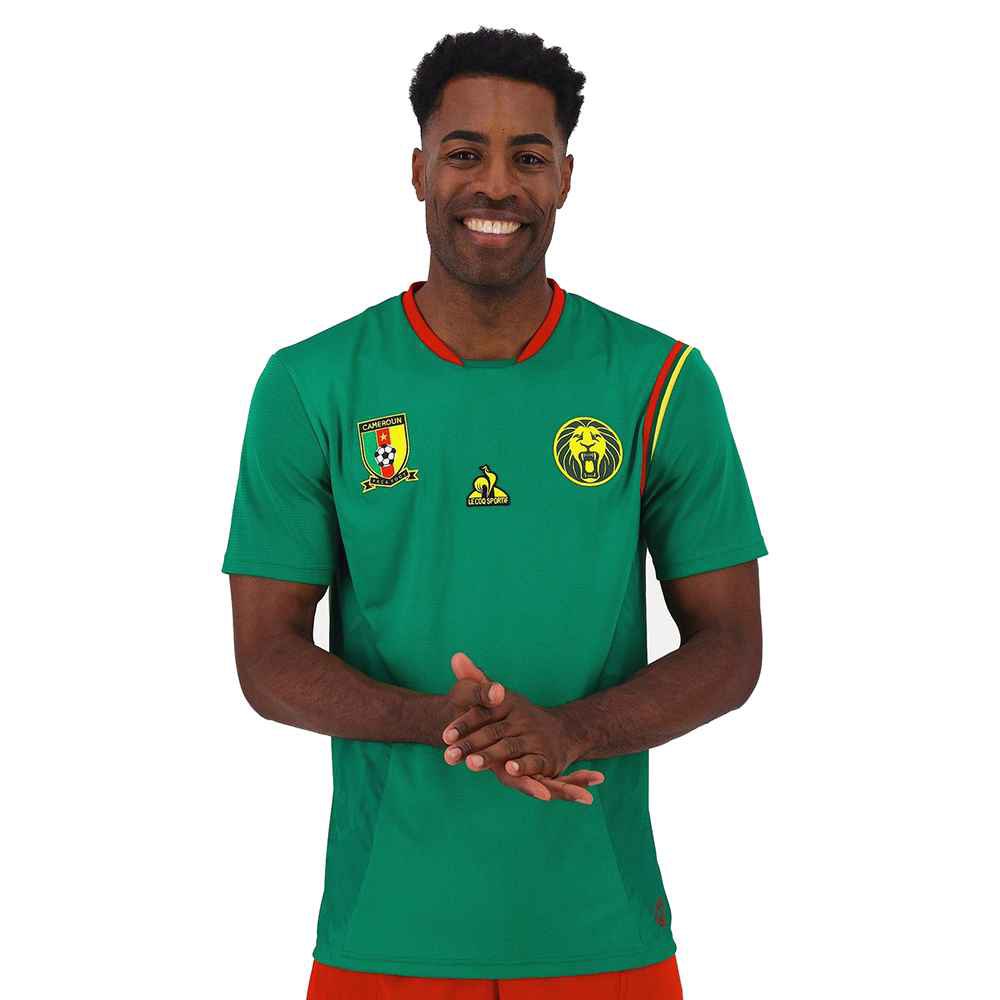 Le Coq Sportif Cameroun Replica Short Sleeve T-shirt Vert 2XL