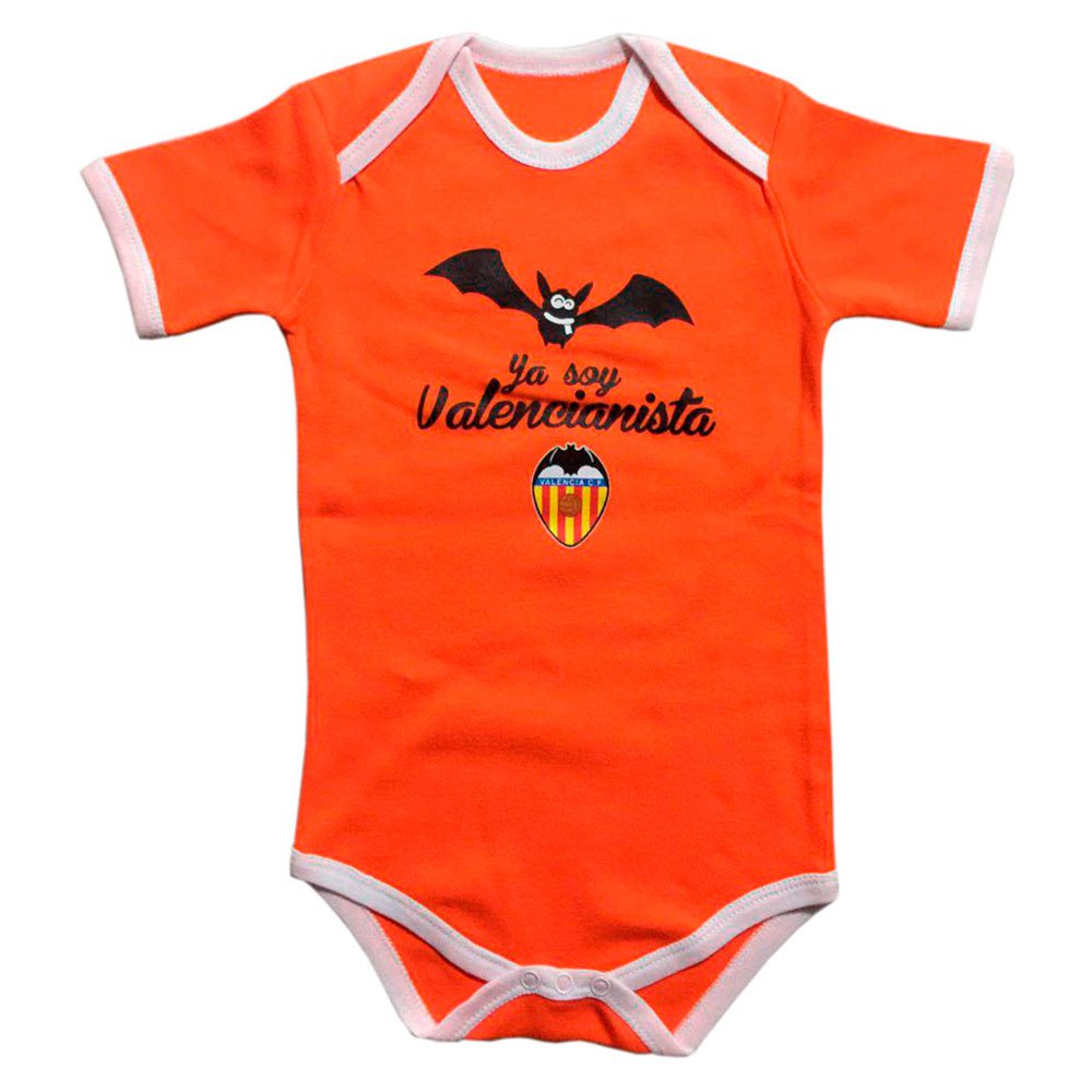 Valencia Cf Bat Short Sleeve Body Orange 18-24 Months