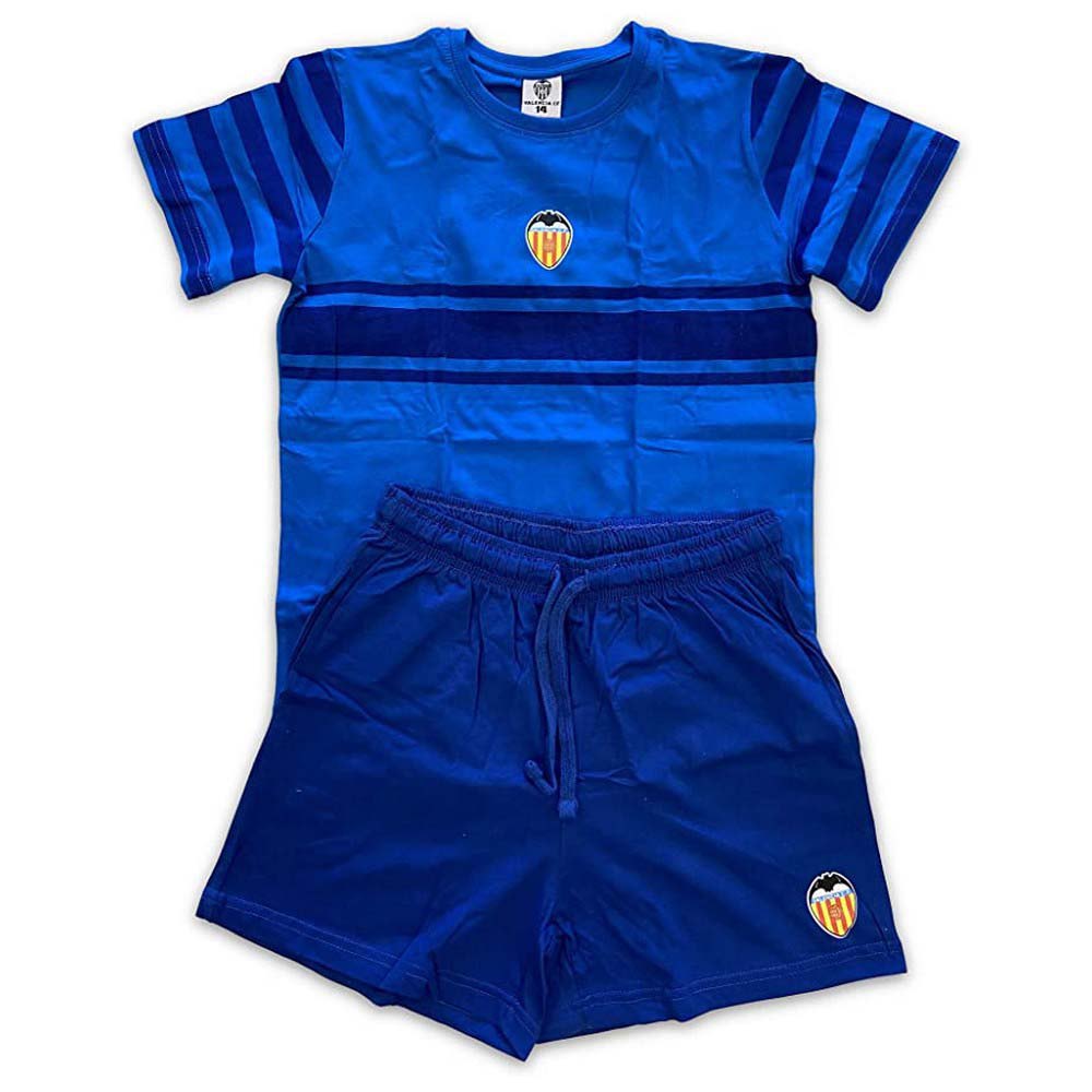 Valencia Cf Short Sleeve Pyjama Bleu 2XL