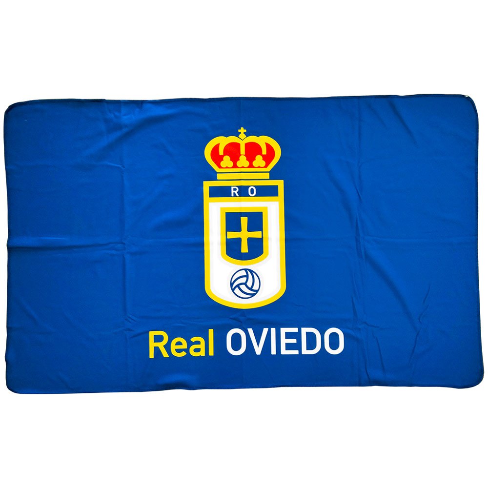 Real Oviedo Fleece Blanket Bleu