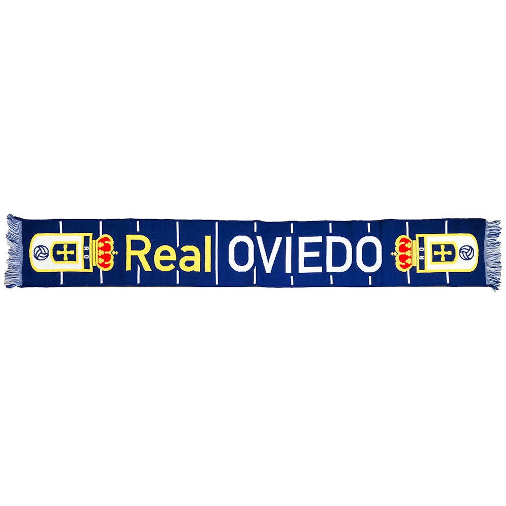 Real Oviedo Striped Scarf Multicolore