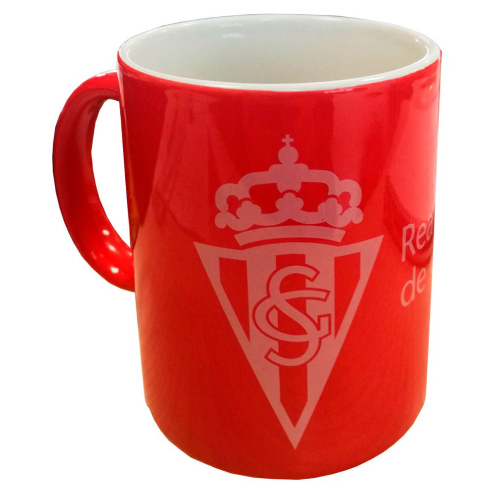 Sporting De Gijon Golden Crest Mug Rouge