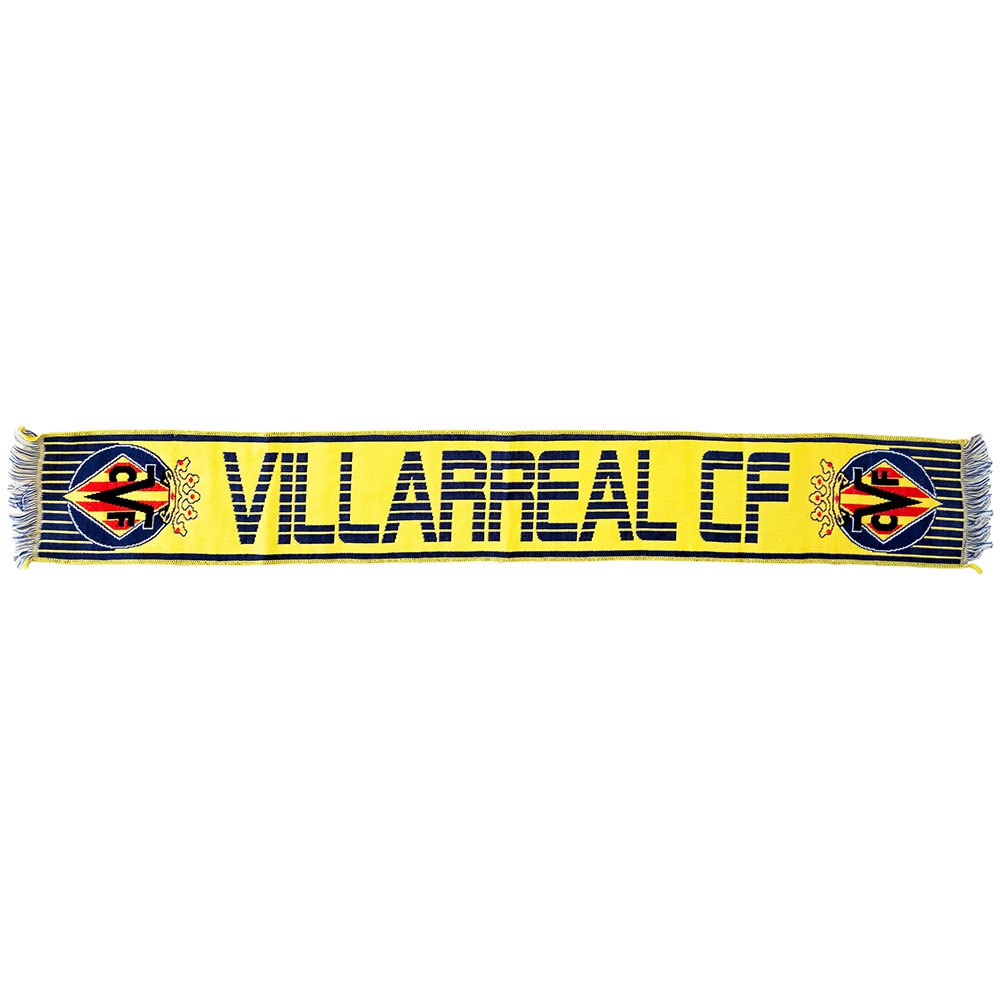 Villareal Cf Letters Scarf Jaune