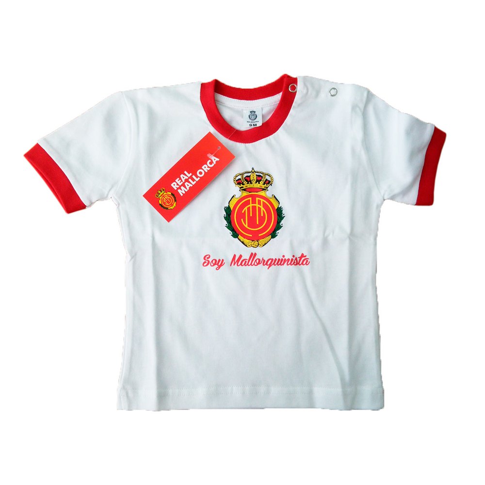 Rcd Mallorca Baby Short Sleeve T-shirt Rouge 6-9 Months