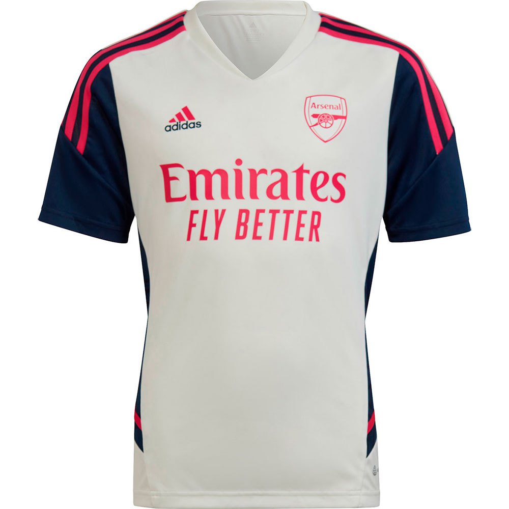 Adidas Arsenal 22/23 Junior Short Sleeve T-shirt Travel Blanc 11-12 Years
