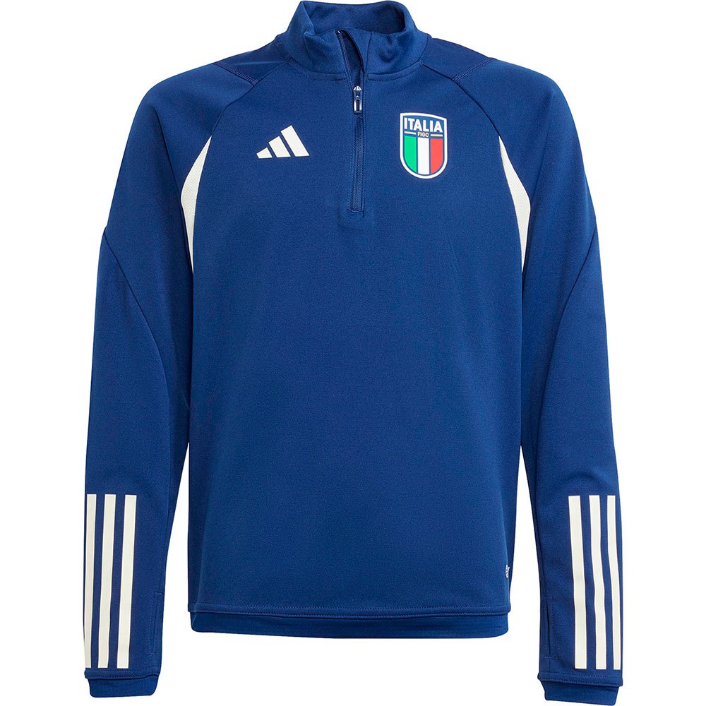 Adidas Italy 22/23 Junior Jacket Travel Bleu 9-10 Years