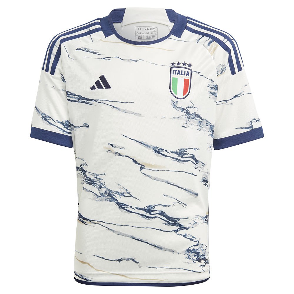 Adidas Italy 22/23 Junior Short Sleeve T-shirt Away Multicolore 9-10 Years