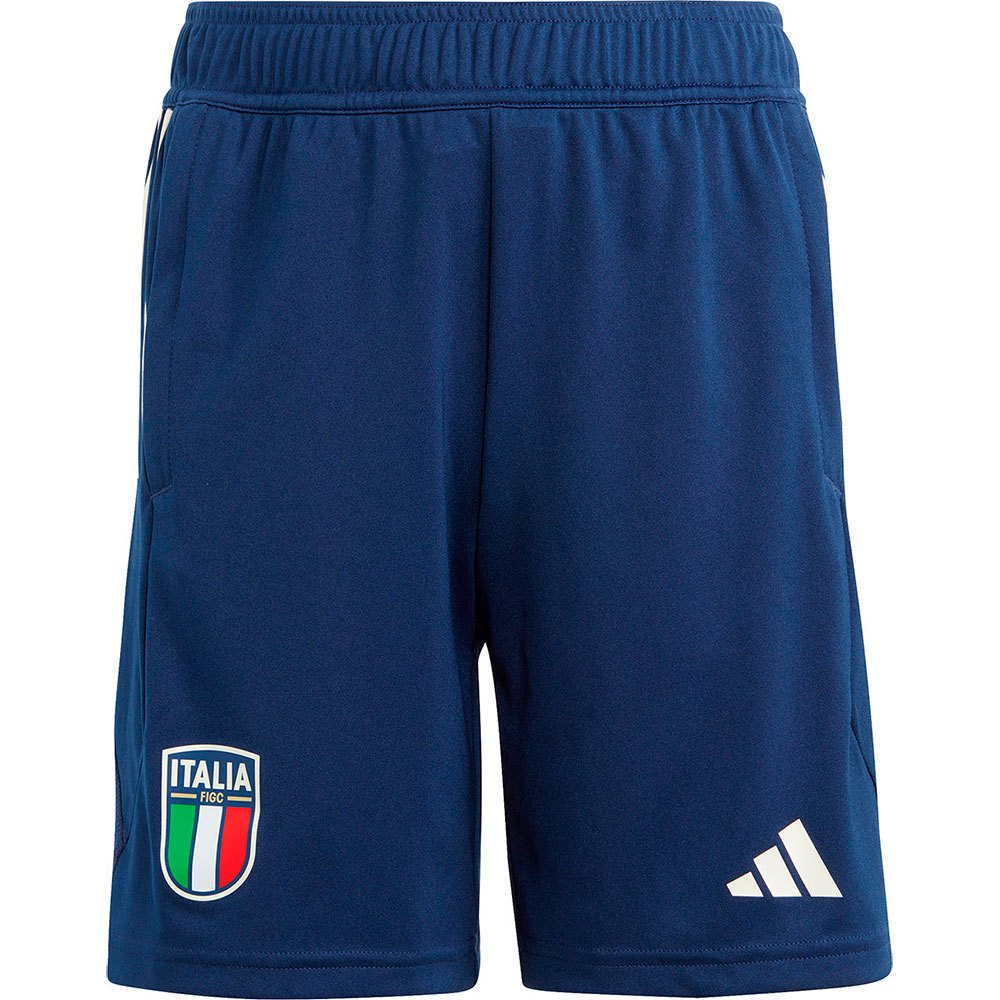 Adidas Italy 22/23 Junior Shorts Travel Bleu 9-10 Years
