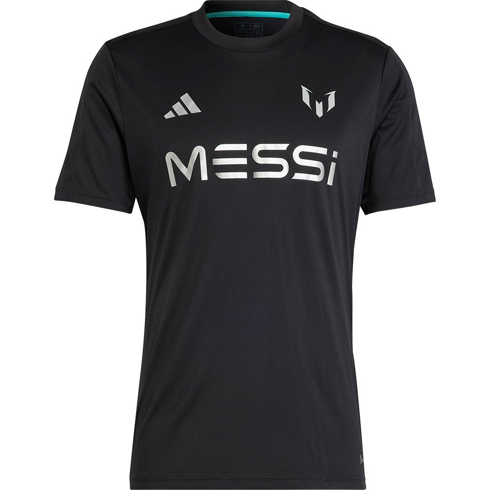 Adidas Messi Tr Short Sleeve T-shirt Noir S Homme