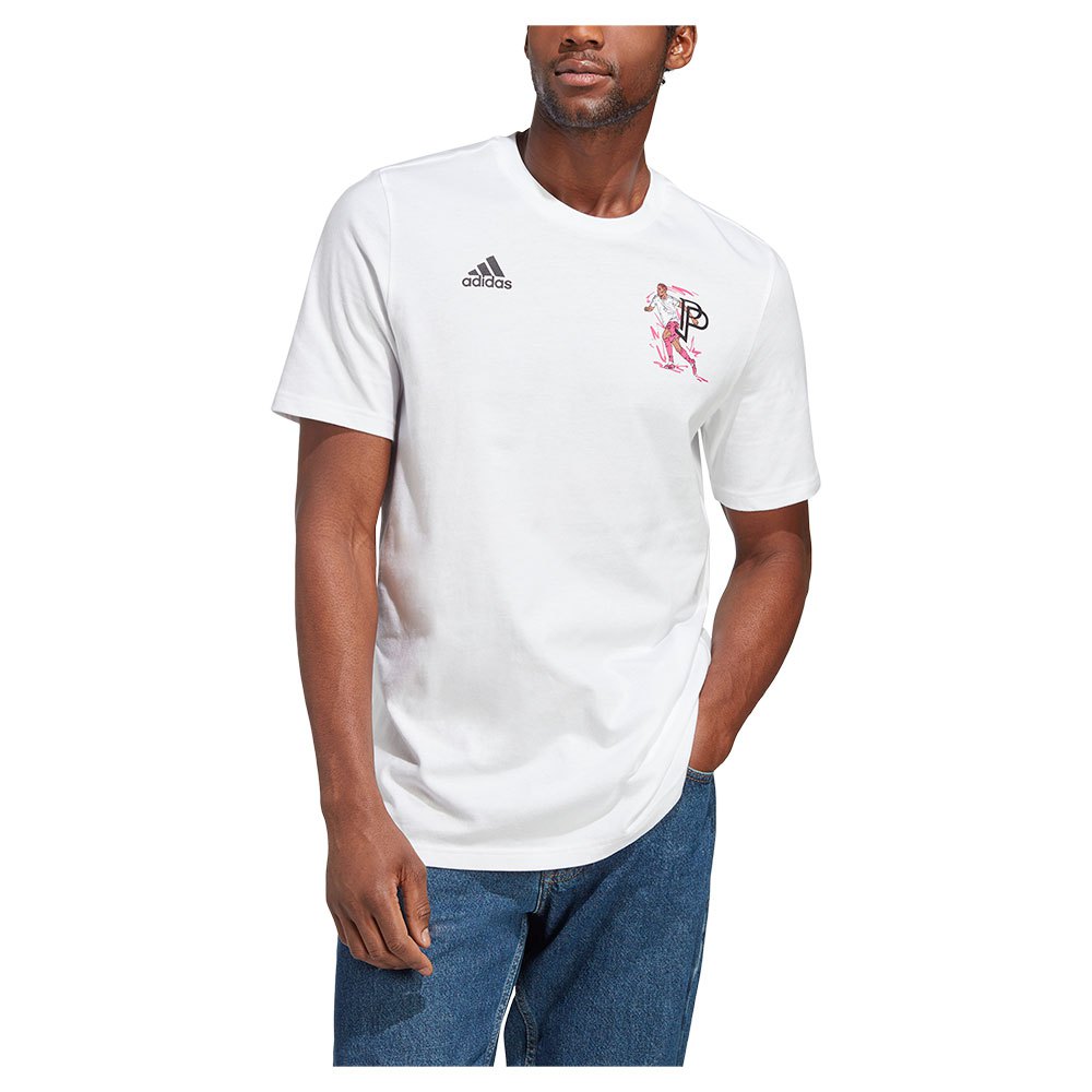 Adidas Pogba Short Sleeve T-shirt Blanc S Homme
