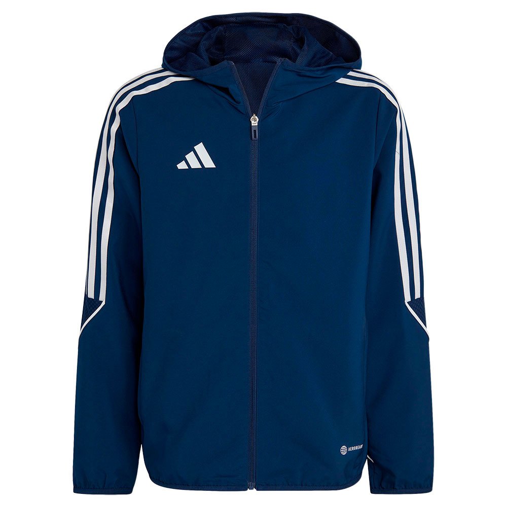 Adidas Tiro23 L Windbreaker Jacket Bleu 11-12 Years Garçon