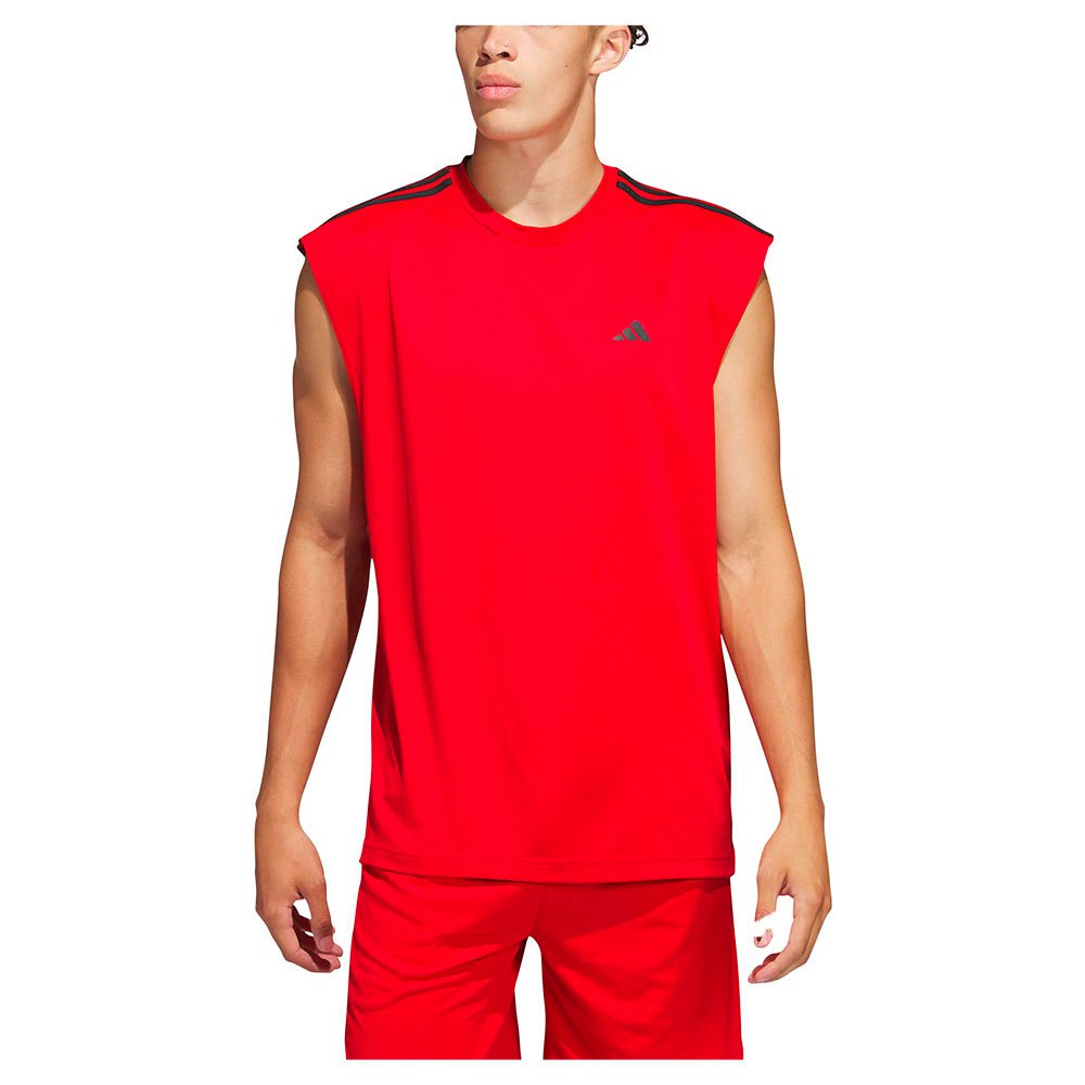 Adidas All World Sleeveless T-shirt Rouge XS / Regular Homme
