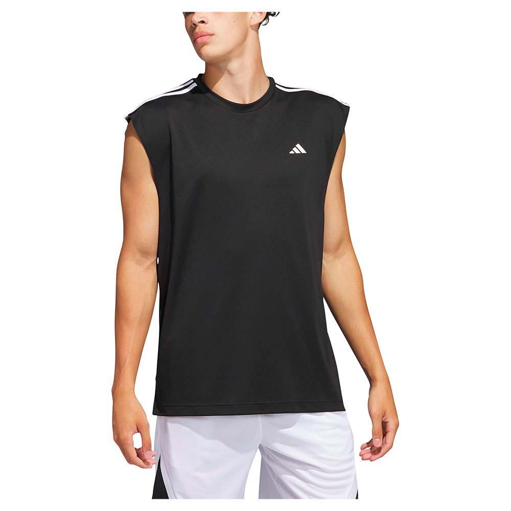 Adidas All World Sleeveless T-shirt Noir XS / Regular Homme