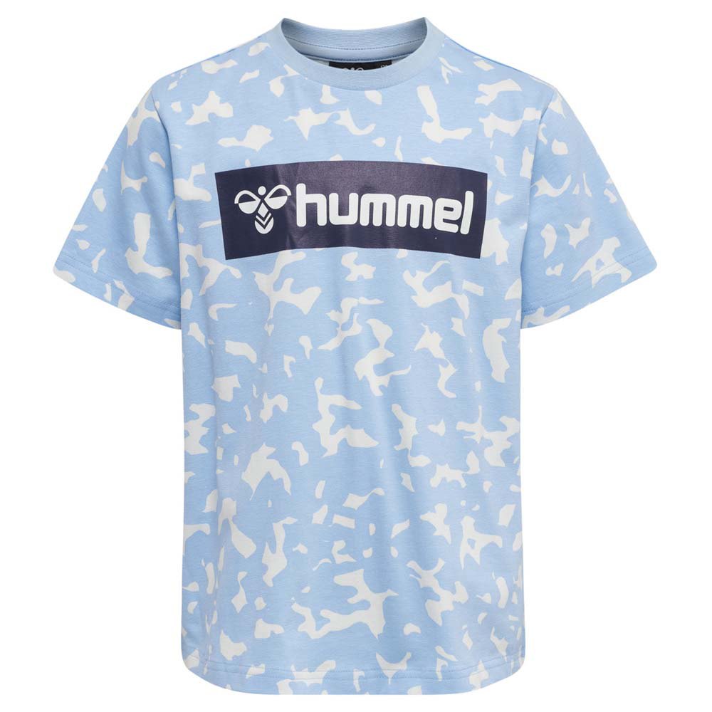 Hummel Carter Short Sleeve T-shirt Bleu 8 Years Garçon