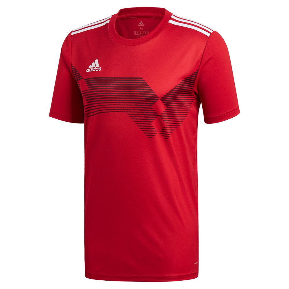 Adidas Campeon 19 Short Sleeve T-shirt Rouge 9-10 Years Garçon