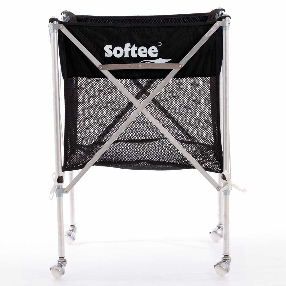 Softee Aluminium + Net Folding Ball Cart Refurbished Noir 89x58.5x58.5 cm
