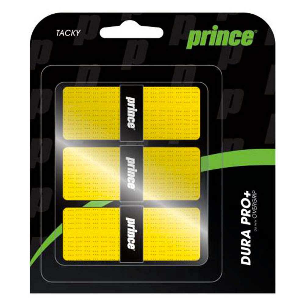 Prince Dura Pro+ Tennis/padel Overgrip 3 Units Jaune