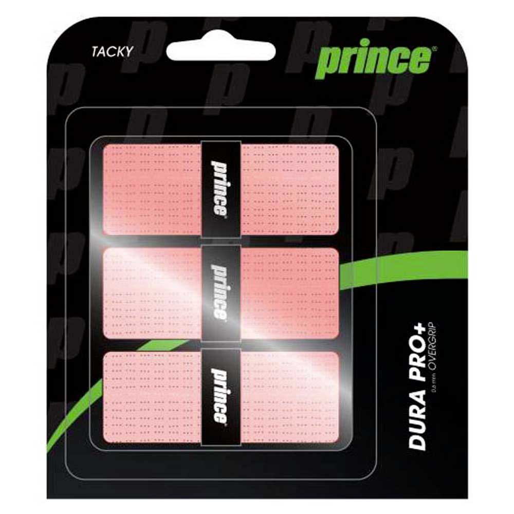 Prince Dura Pro+ Tennis/padel Overgrip 3 Units Rose