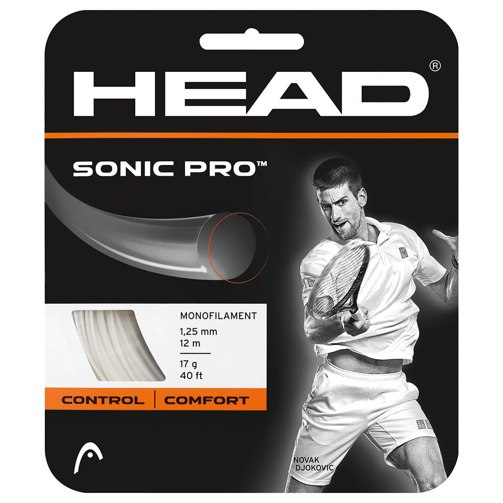 Head Racket Sonic Pro 12 M Tennis Single String Blanc 1.25 mm