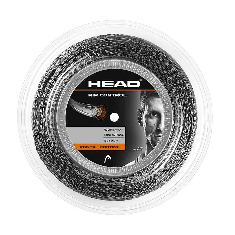 Head Racket Rip Control 200 M Tennis Reel String Noir 1.25 mm