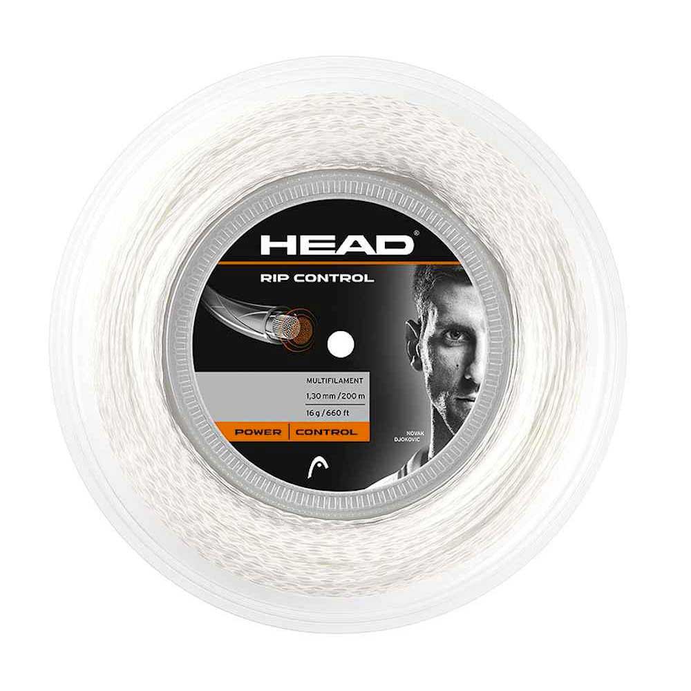 Head Racket Corde De Bobine De Tennis Rip Control 200 M 1.25 mm White