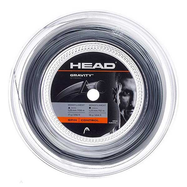 Head Racket Gravity Hybrid 200 M Tennis Reel String Noir 1.25 mm / 1.20 mm
