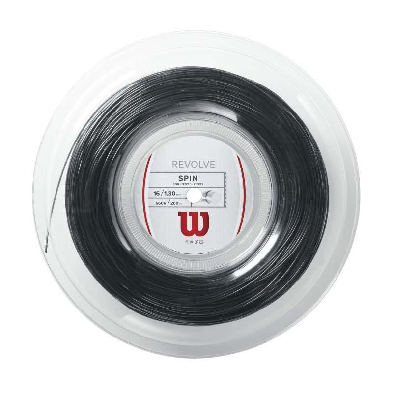 Wilson Revolve 200 M Tennis Reel String Noir 1.25 mm