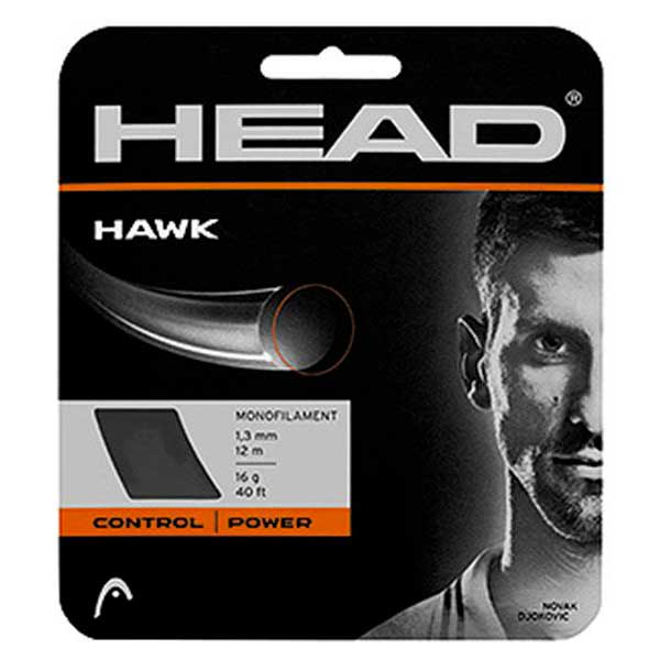 Head Racket Hawk 12 M Tennis Single String Gris 1.30 mm