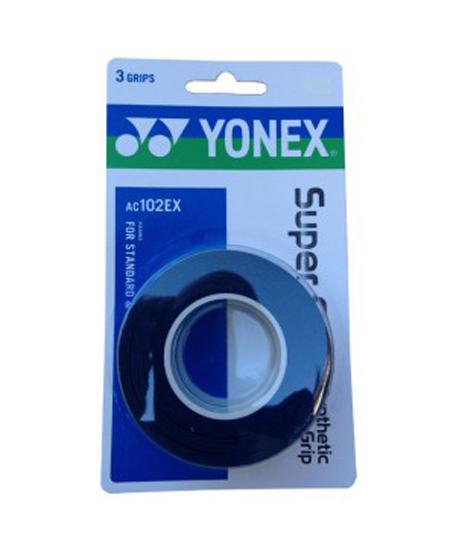 Yonex Surgrip Tennis Super Grap Ac102ex 3 Unités One Size Deep Blue